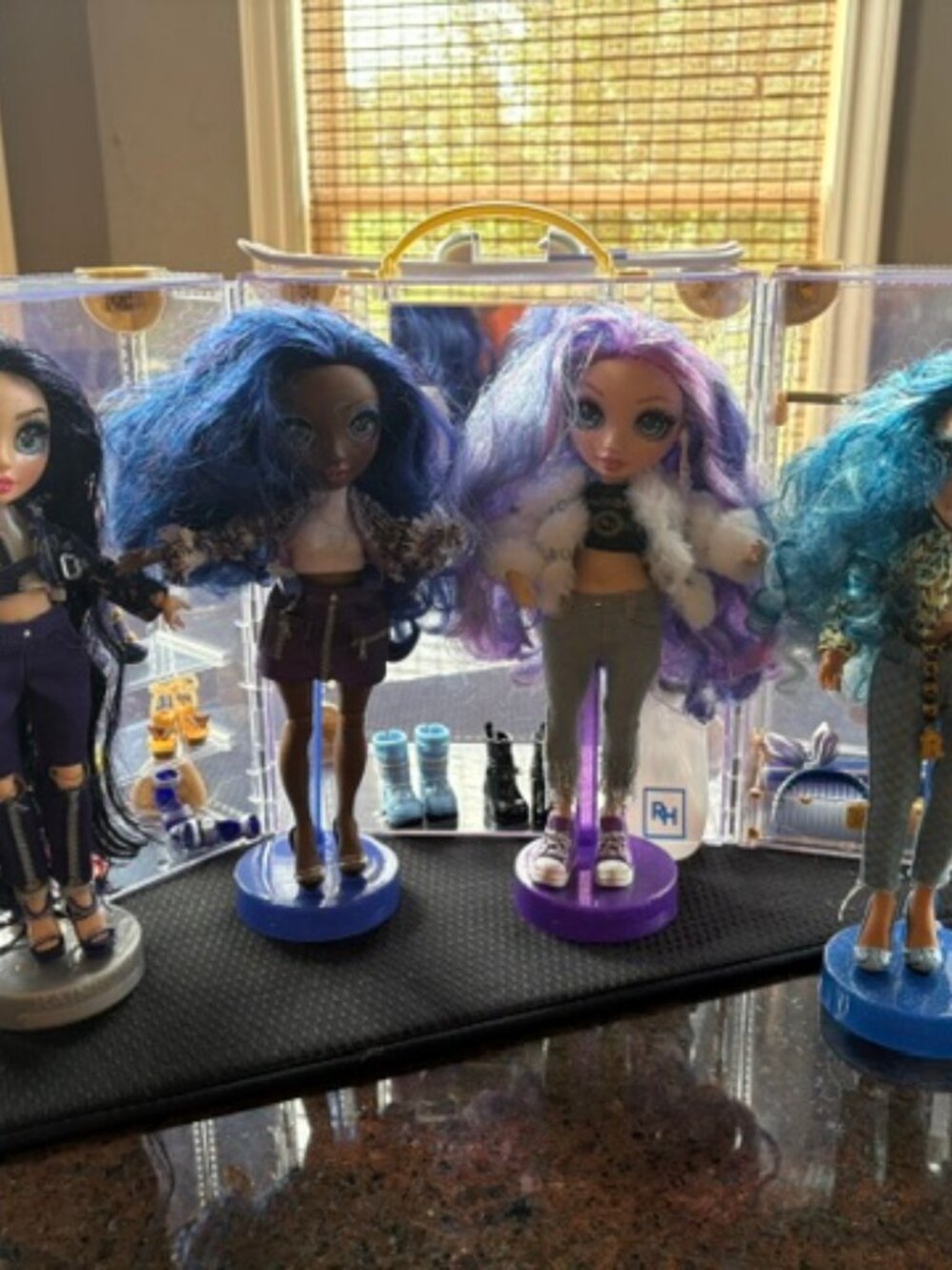 Rainbow High Dolls, Clothes & Case